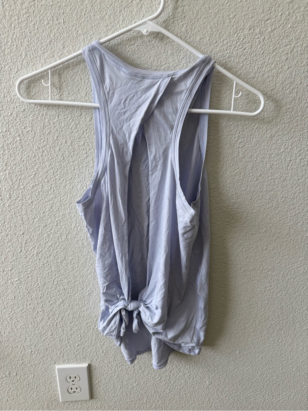 lululemon athletica Light Lavender Tie-Back Racerback Tank